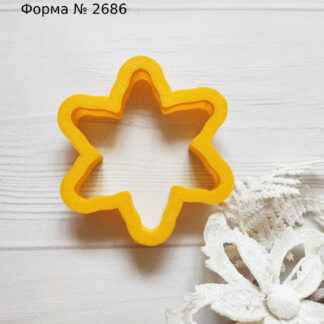 Формочка снежинка 14