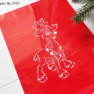 Трафарет олененок 4