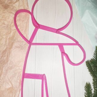 Формочка огромный пряничный человечек