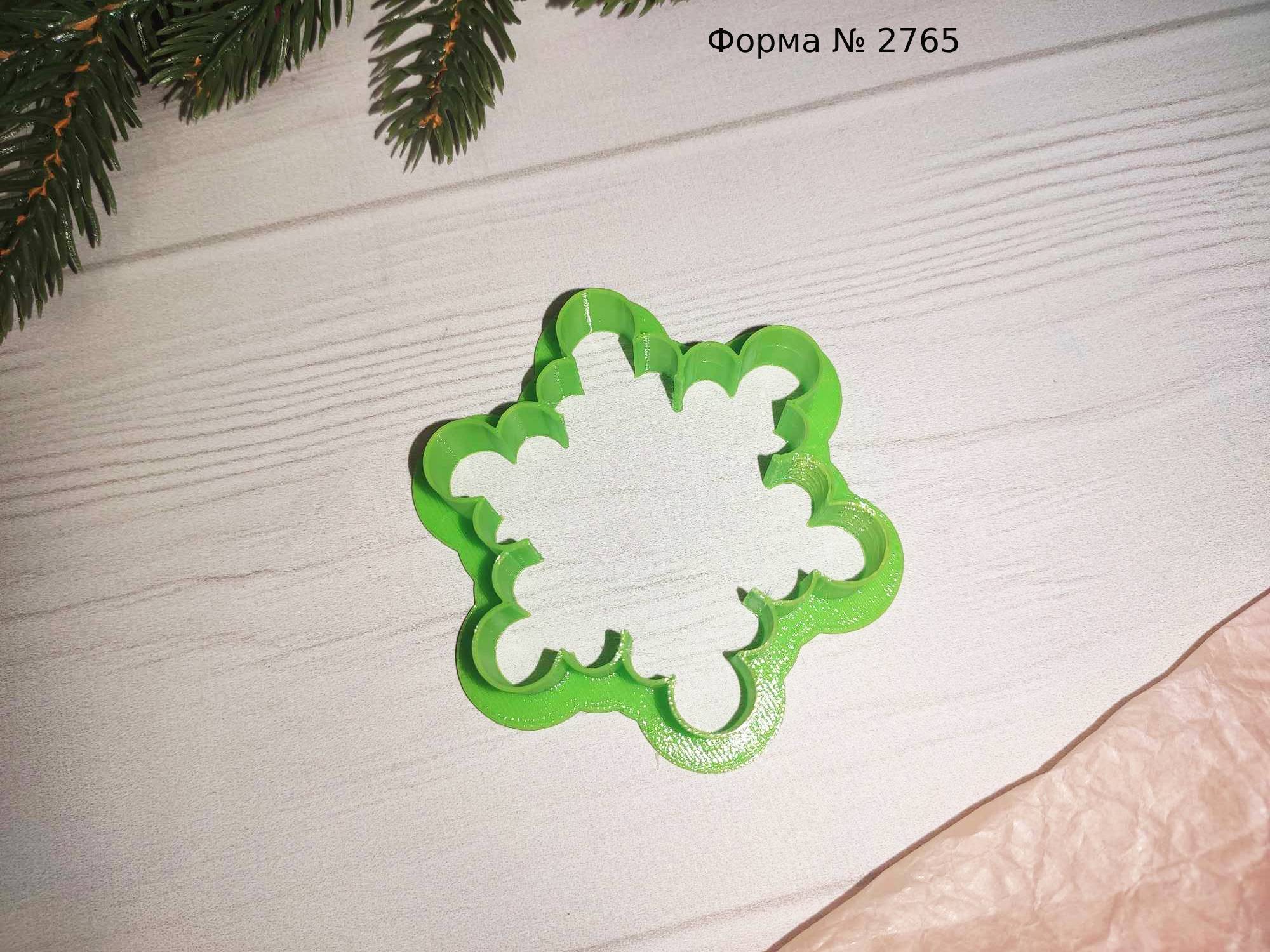 Формочка снежинка 16