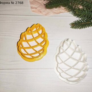 Формочка со штампом шишка 2