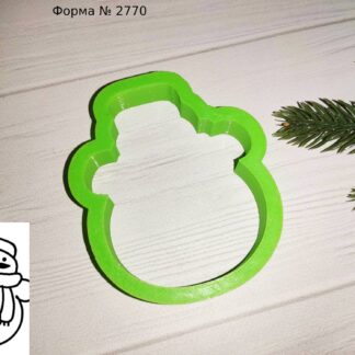 Форма снеговик 2