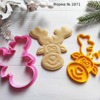 Формочка со штампом олень 3