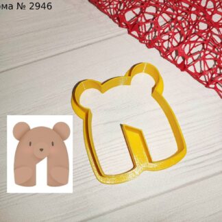 Формочка мишка на чашку