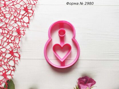 Форма восьмерка с сердцем
