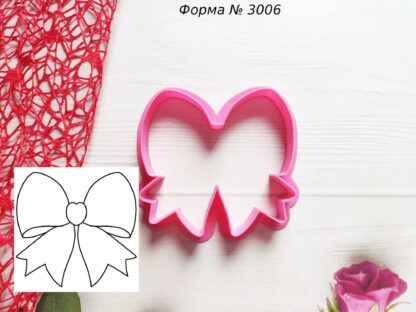 Формочка бантик 3