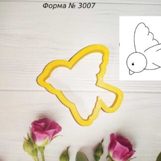 Вырубка птичка 4