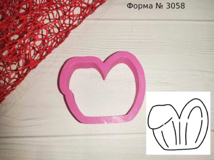 Формочка ушки зайки 3