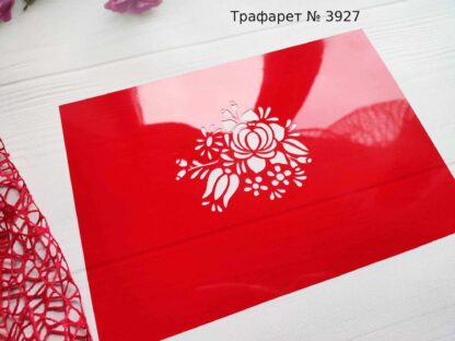 Трафарет цветы 44