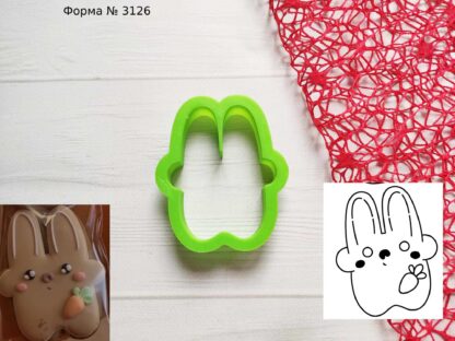 Форма зайчик 12