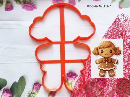 Формочка пряник девочка