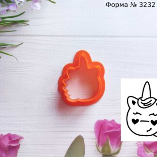 Формочка голова единорожки