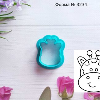Формочка голова жирафа