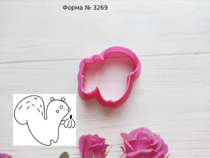 Формочка белочка 3
