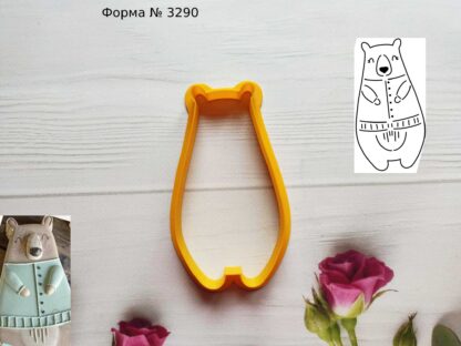 Форма мишка в кофте