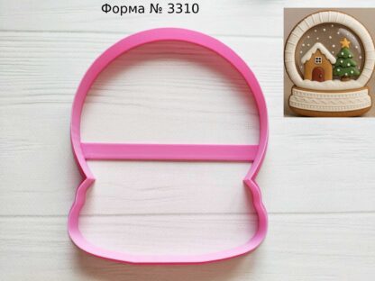 Форма снежный шар 6