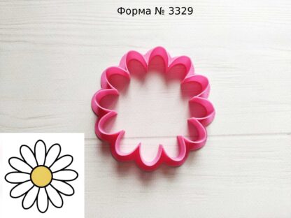 Формочка ромашка 9