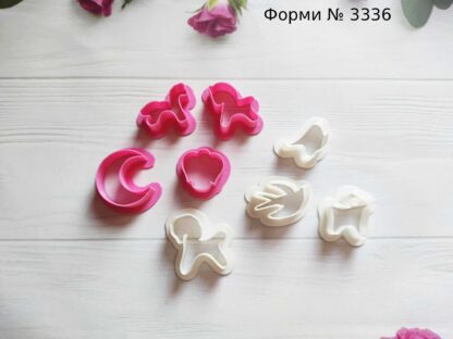 Формочки лошадки ангел луна птички и баранчик