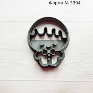 Формочка со штампом пряник