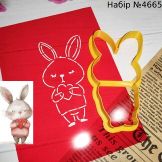 Набор зайка с сердцем 4