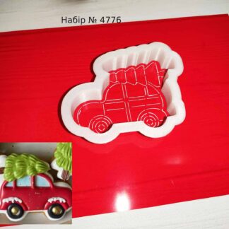 Набор машинка с елочкой 3