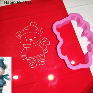 Набор мишка в свитере 3