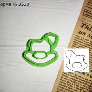 Формочка лошадка-качалка 4