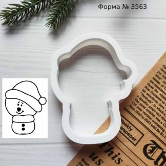 Форма снеговик 4