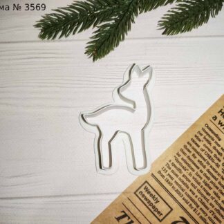 Вырубка олень 4