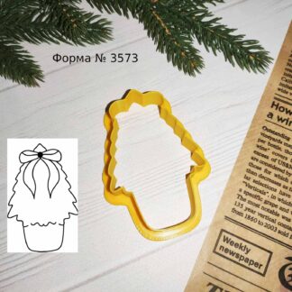 Формочка елочка 24