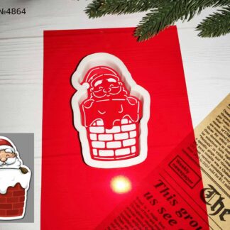 Набор Санта в дымоходе