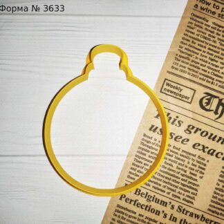 Формочка елочная игрушка 16