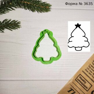 Форма елочка со звездой 2