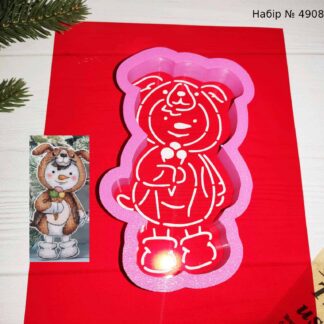 Набор снеговичок с мороженым