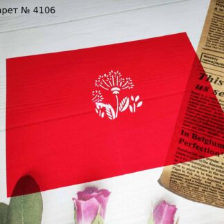 Трафарет цветы 47