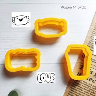 Формы конверт love и стакан