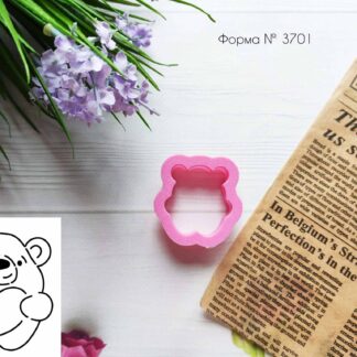 Формочка мишка с сердцем 2