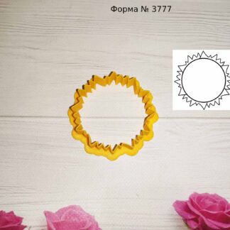 Форма зубчики скорлупы или солнышко