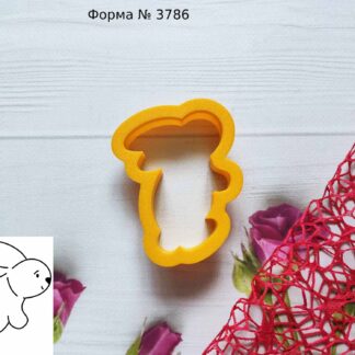 Формочка зайчик 26