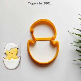 Форма цыпленок в скорлупе 2