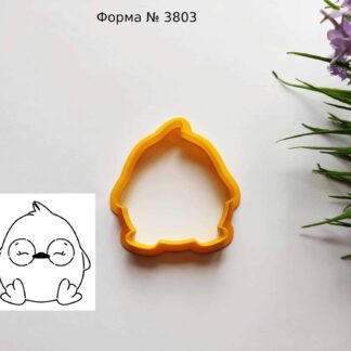 Формочка цыпленок в очках