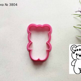 Формочка мишка 11