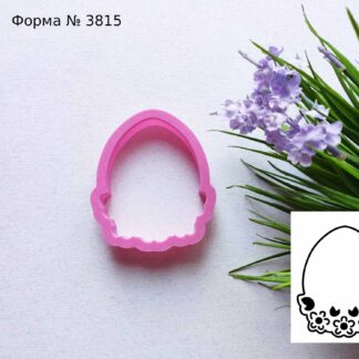 Форма яйцо с цветами