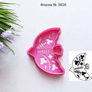 Формочка со штампом птичка